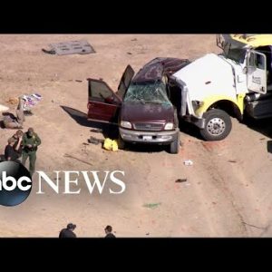 Vehicle wreck absorbing semi-truck and SUV in California kills 13 | WNT