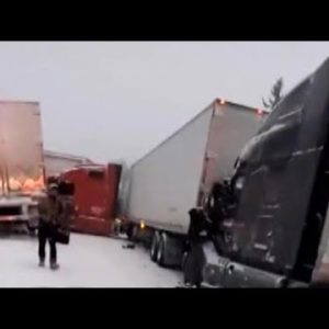 Nor’easter Causes 60 Automobile Pileup