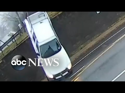 Runaway automobile rolls down hill and crashes on Connecticut road | #shorts | ABC News