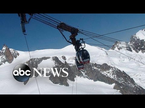Stranded Passengers Rescued From Cable Cars within the French Alps