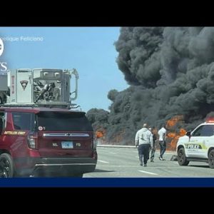 Lethal gas tanker smash sparks extensive blaze on principal Connecticut bridge l WNT