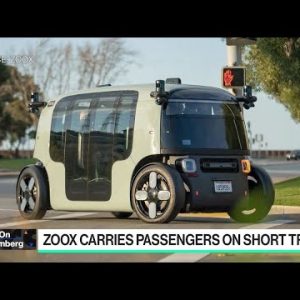 Amazon’s Self-Utilizing Car Unit Shuttles Individuals on Public Roads