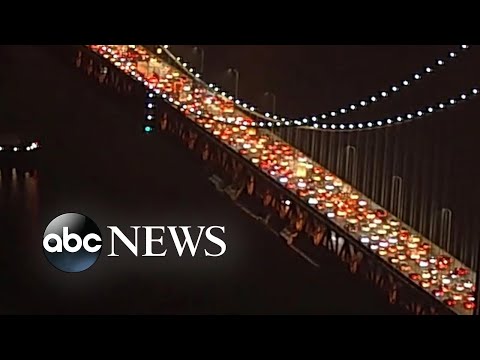 Accident blocks lanes on California’s Bay Bridge l ABC News