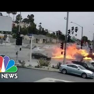 Dramatic Video: Fiery Los Angeles Automobile Fracture Kills Five, Injures Seven