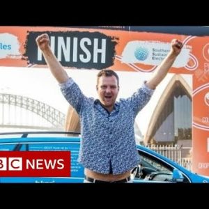 Amsterdam to Sydney in an electrical automobile – BBC News