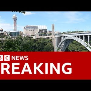 Niagara Falls: Automobile explodes on bridge connecting US and Canada – BBC News
