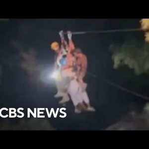 8 rescued from disabled cable car dangling many of of toes above Pakistan