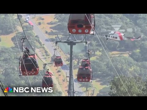 Dramatic rescue video of shut to 200 left stranded in midair after lethal Turkey cable automobile accident